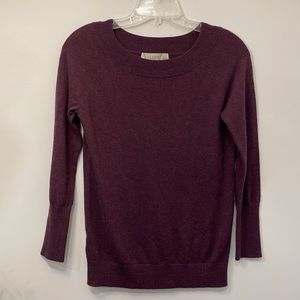 Small petite Loft sweater. Ann Taylor. Purple/plum
